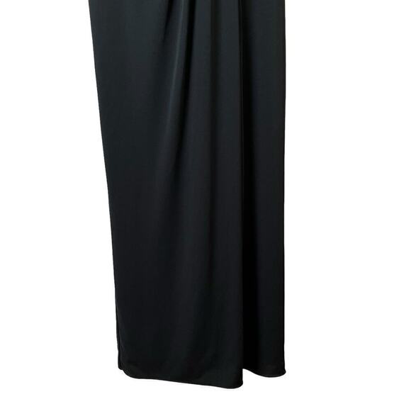 Halston Heritage Cheer Contrast Gown Sleeveless Formal Dress in Black, Size 4 - Picture 11 of 16